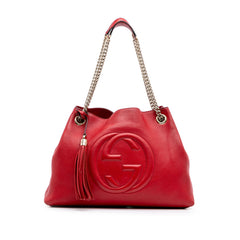Medium Leather Soho Chain Tote