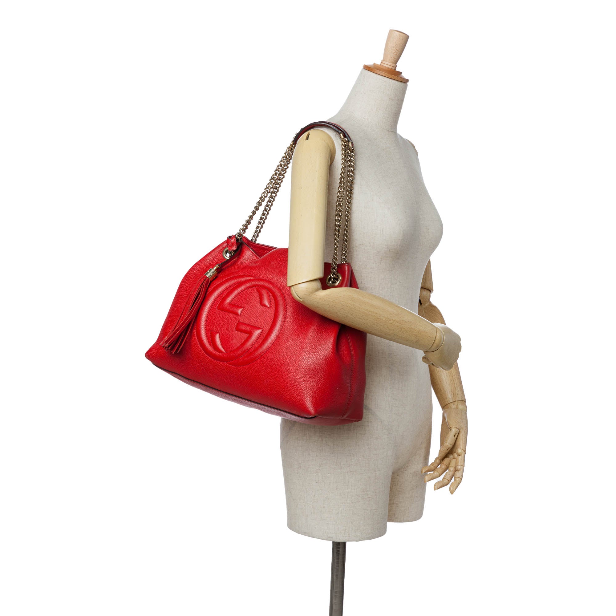 Medium Leather Soho Chain Tote