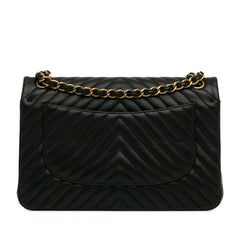 Jumbo Classic Chevron Lambskin Double Flap_2