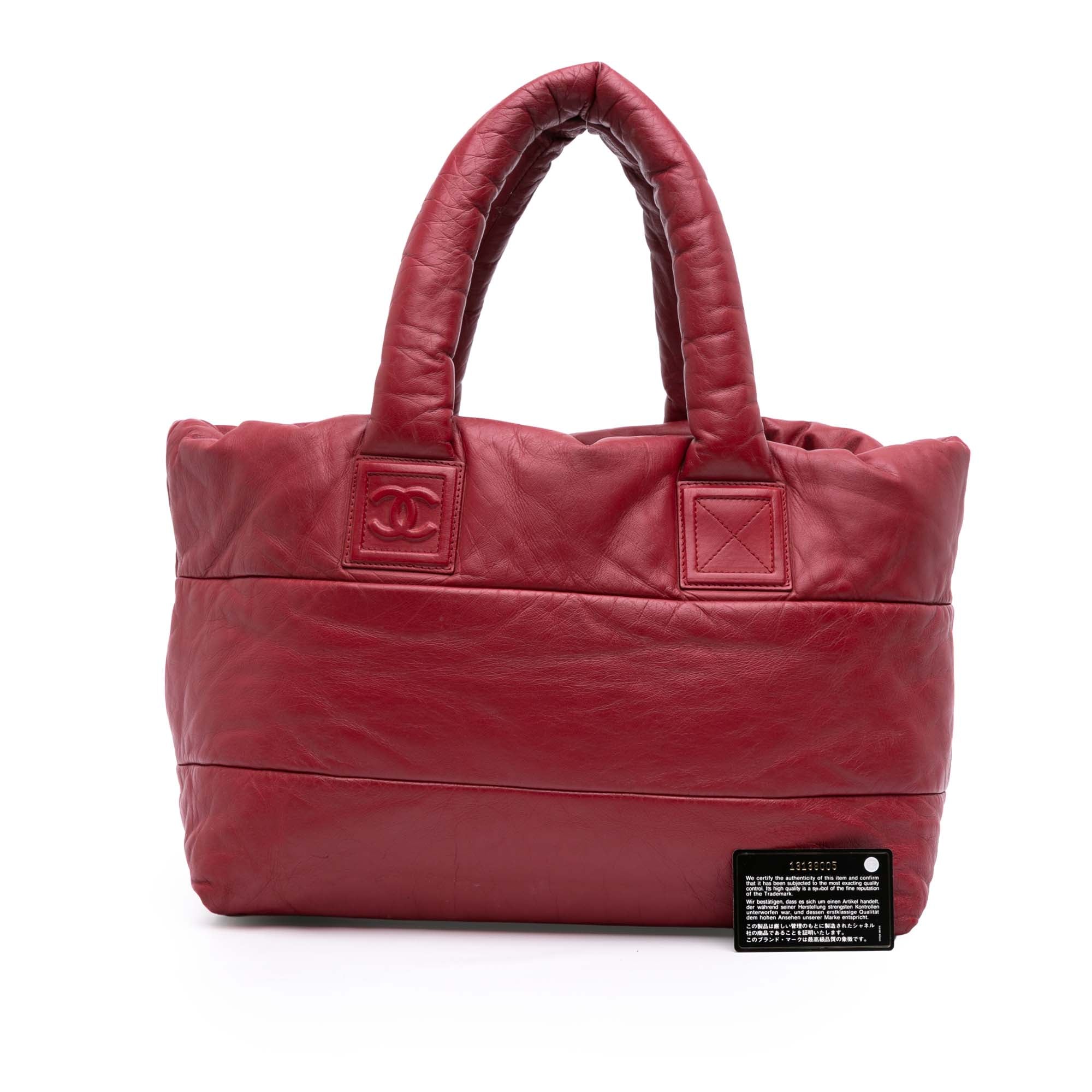 Medium Lambskin Coco Cocoon Tote