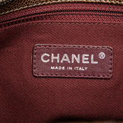 Quilted Glazed Caviar CC Crave Tote