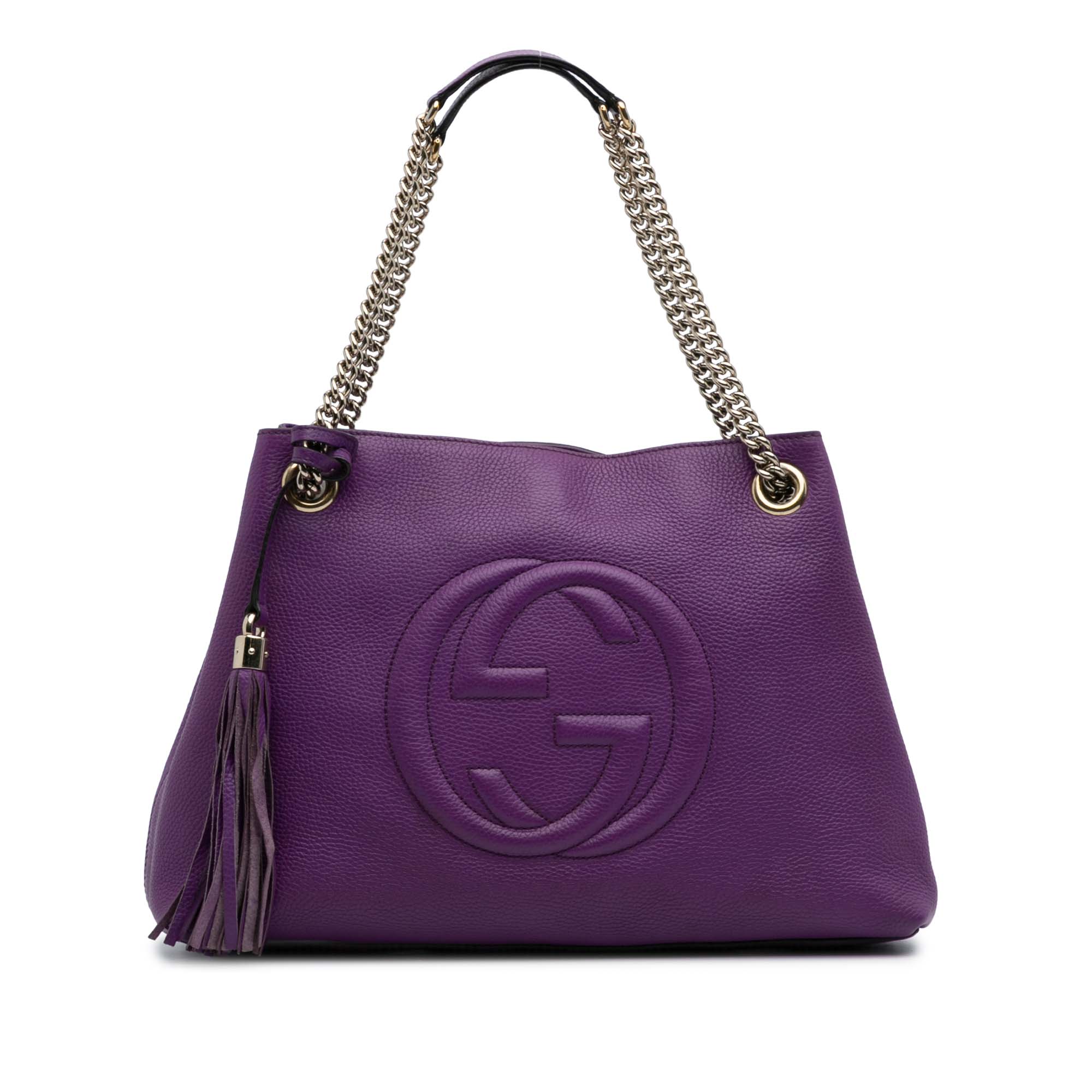 Medium Leather Soho Chain Tote