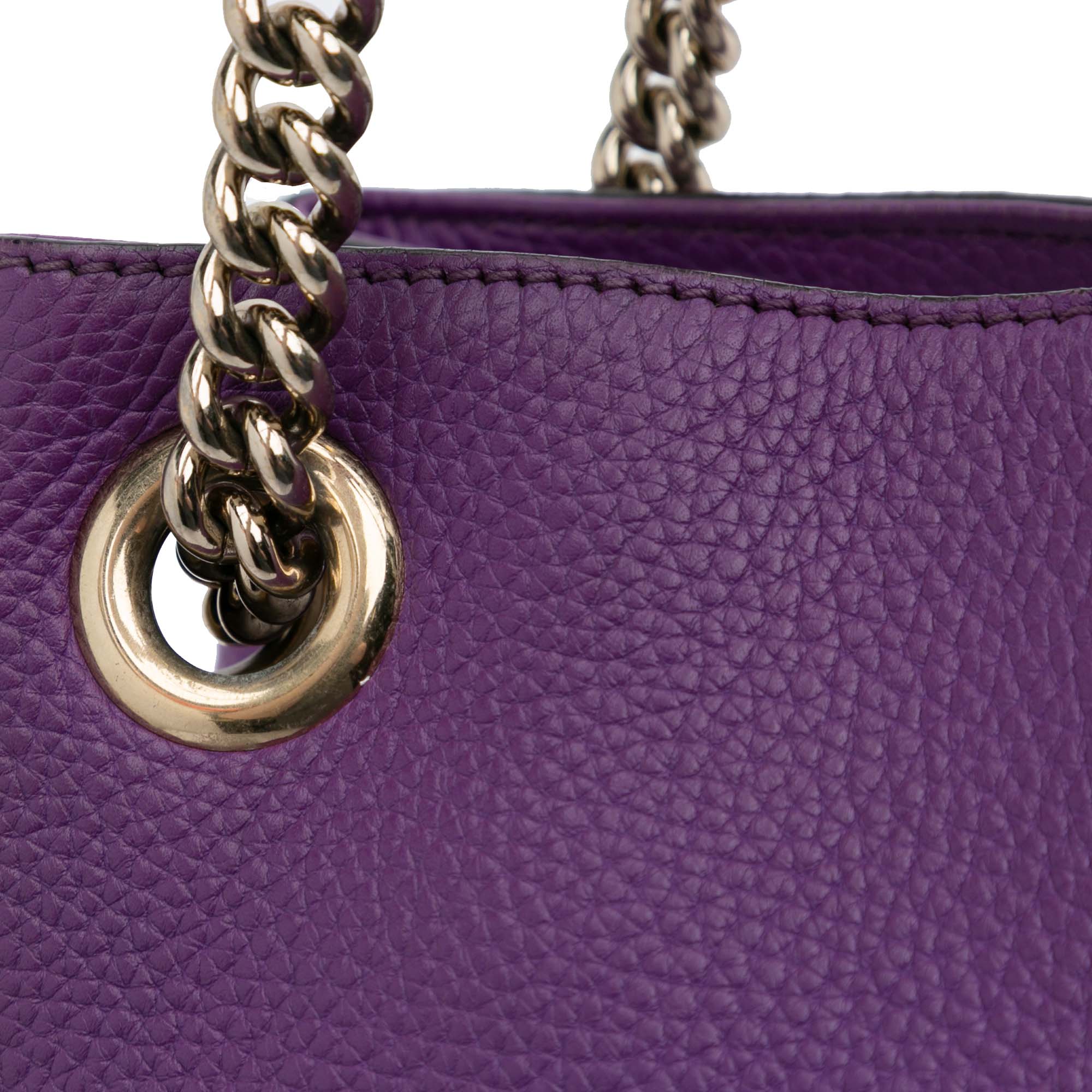 Medium Leather Soho Chain Tote