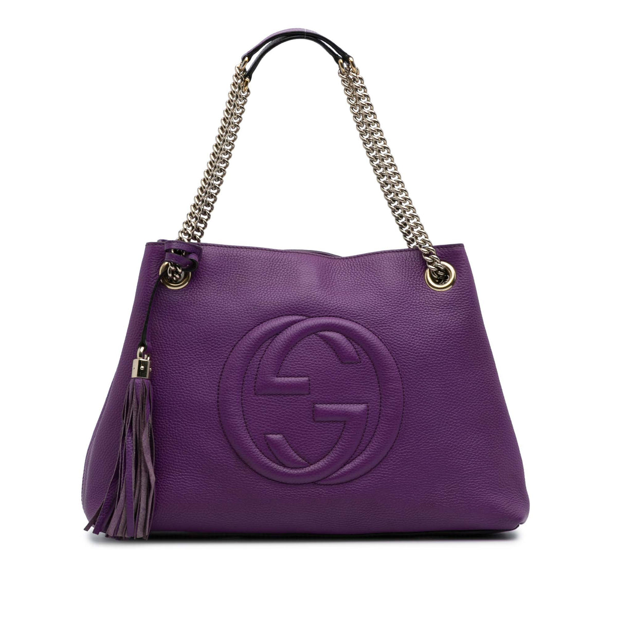 Medium Leather Soho Chain Tote