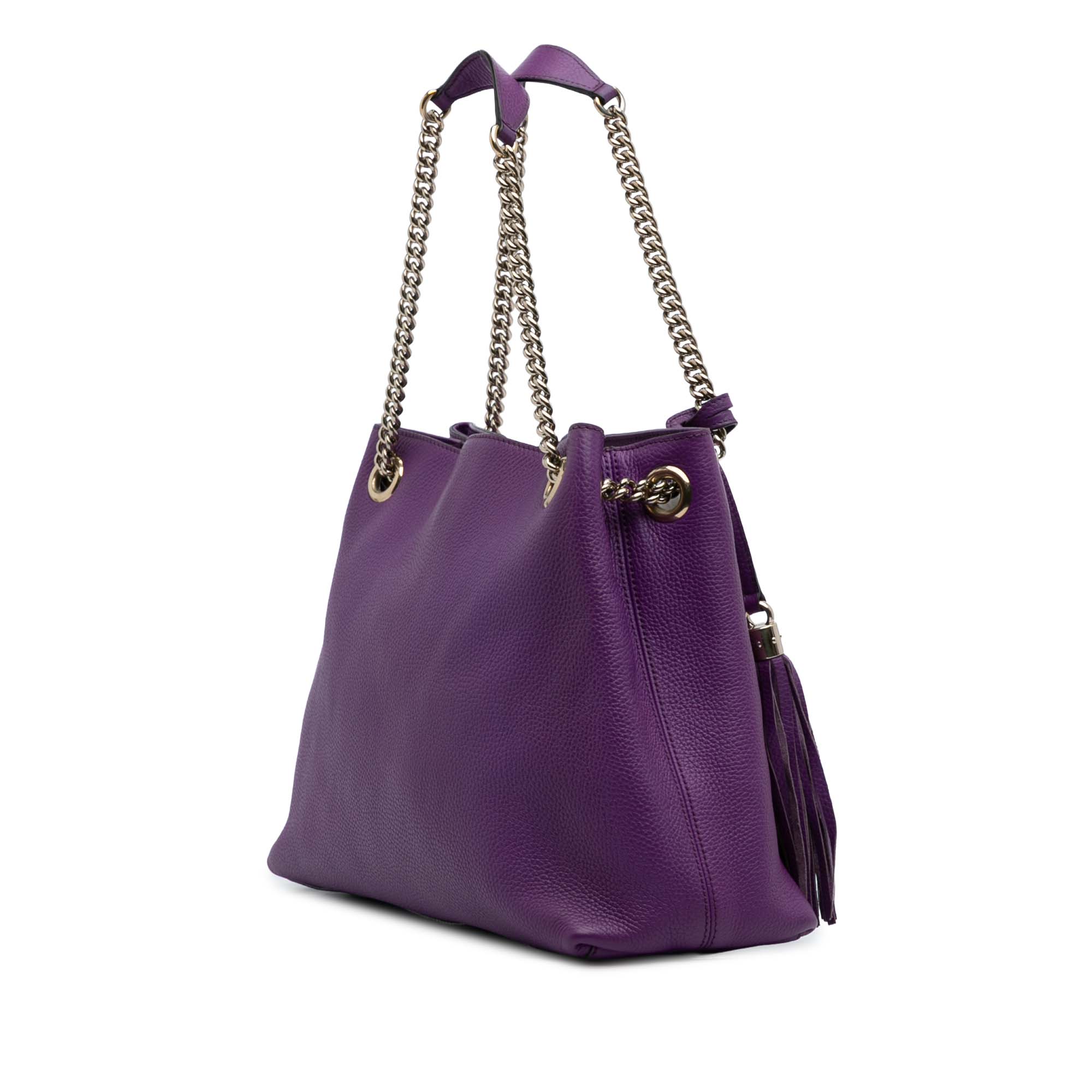 Medium Leather Soho Chain Tote