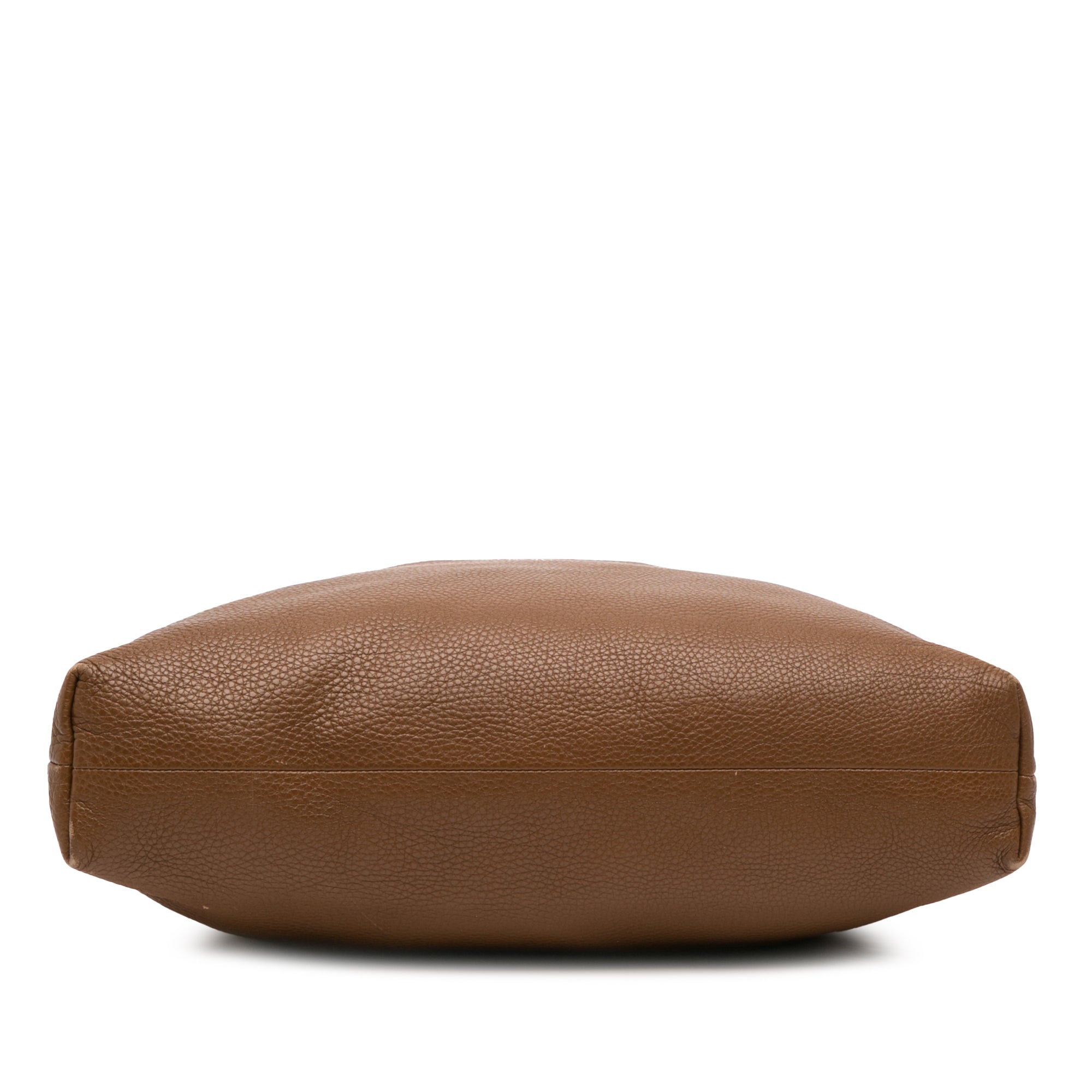 Tall Leather Bamboo Shopper Tote