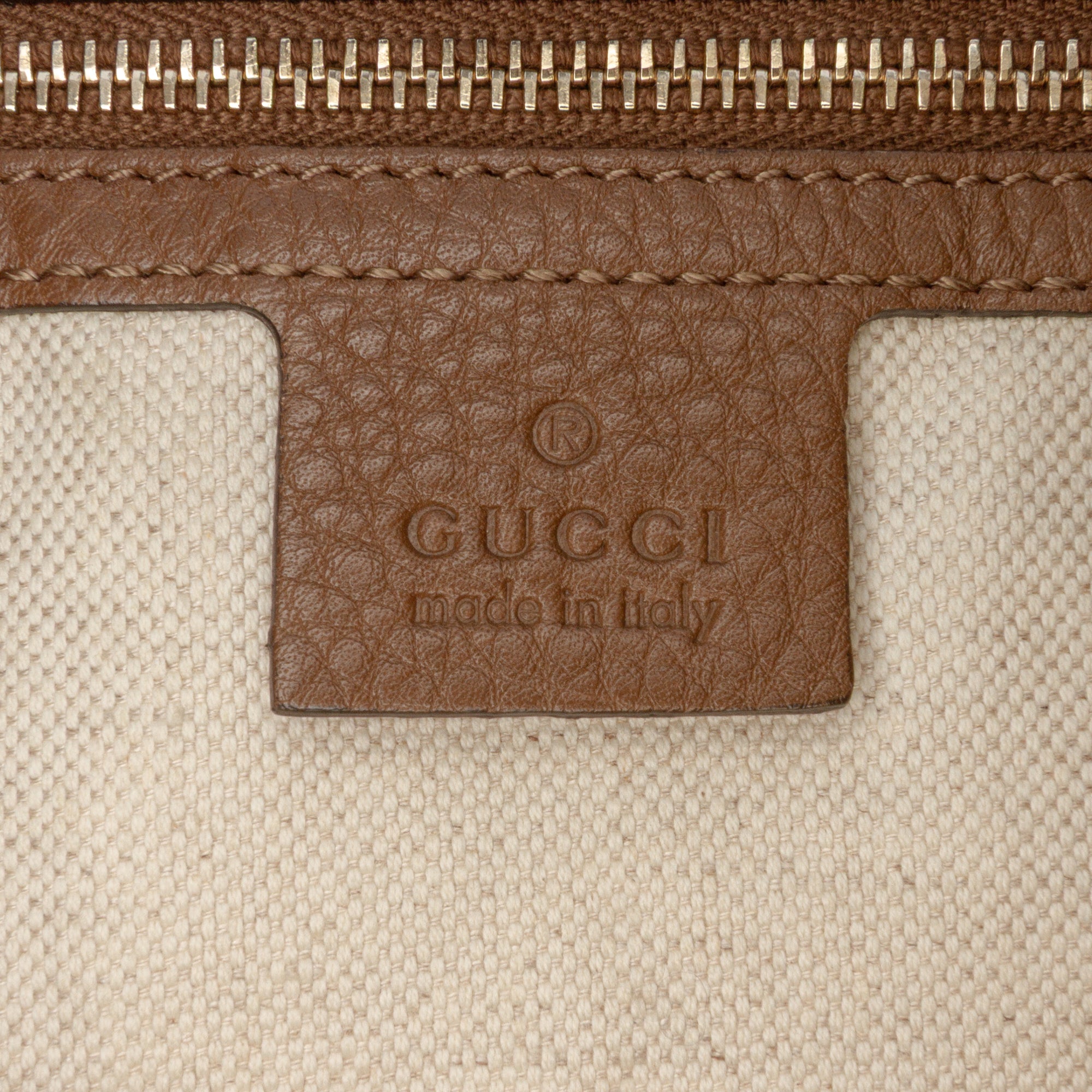 Tall Leather Bamboo Shopper Tote