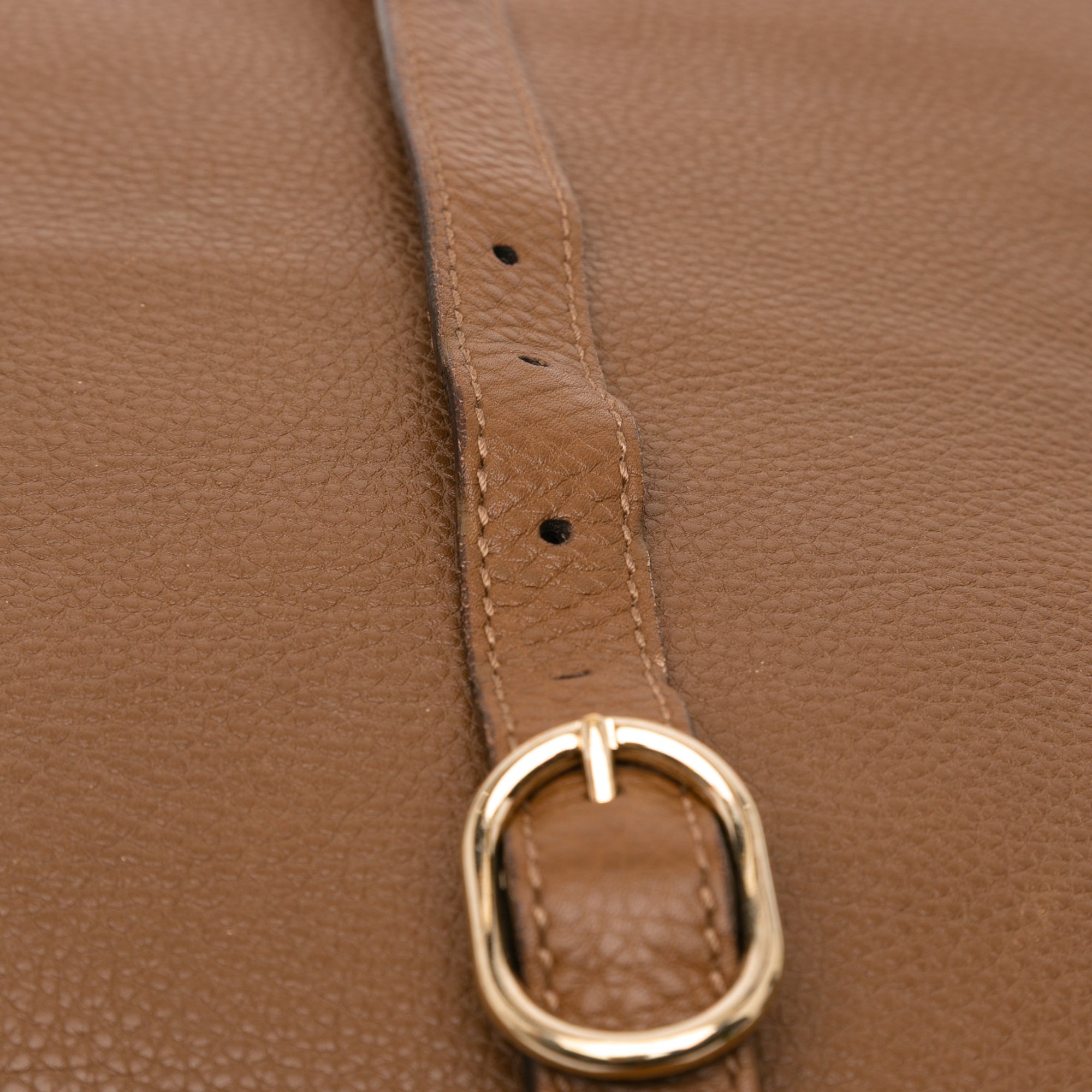 Tall Leather Bamboo Shopper Tote