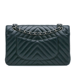 Medium Chevron Lambskin Double Flap_3