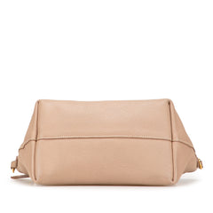 Vitello Daino Zip Top Satchel