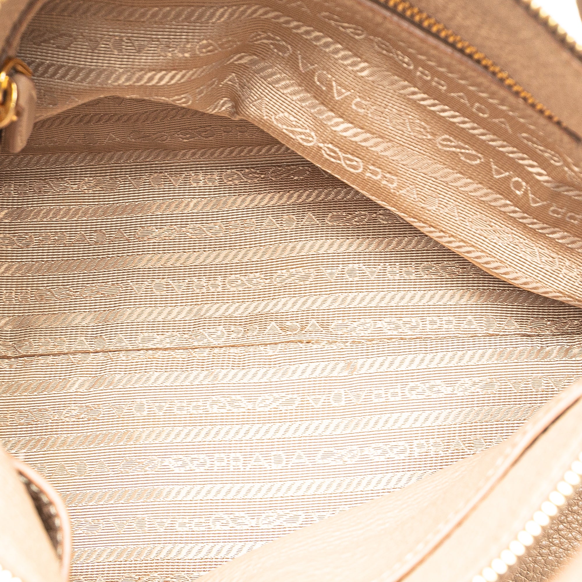 Vitello Daino Zip Top Satchel
