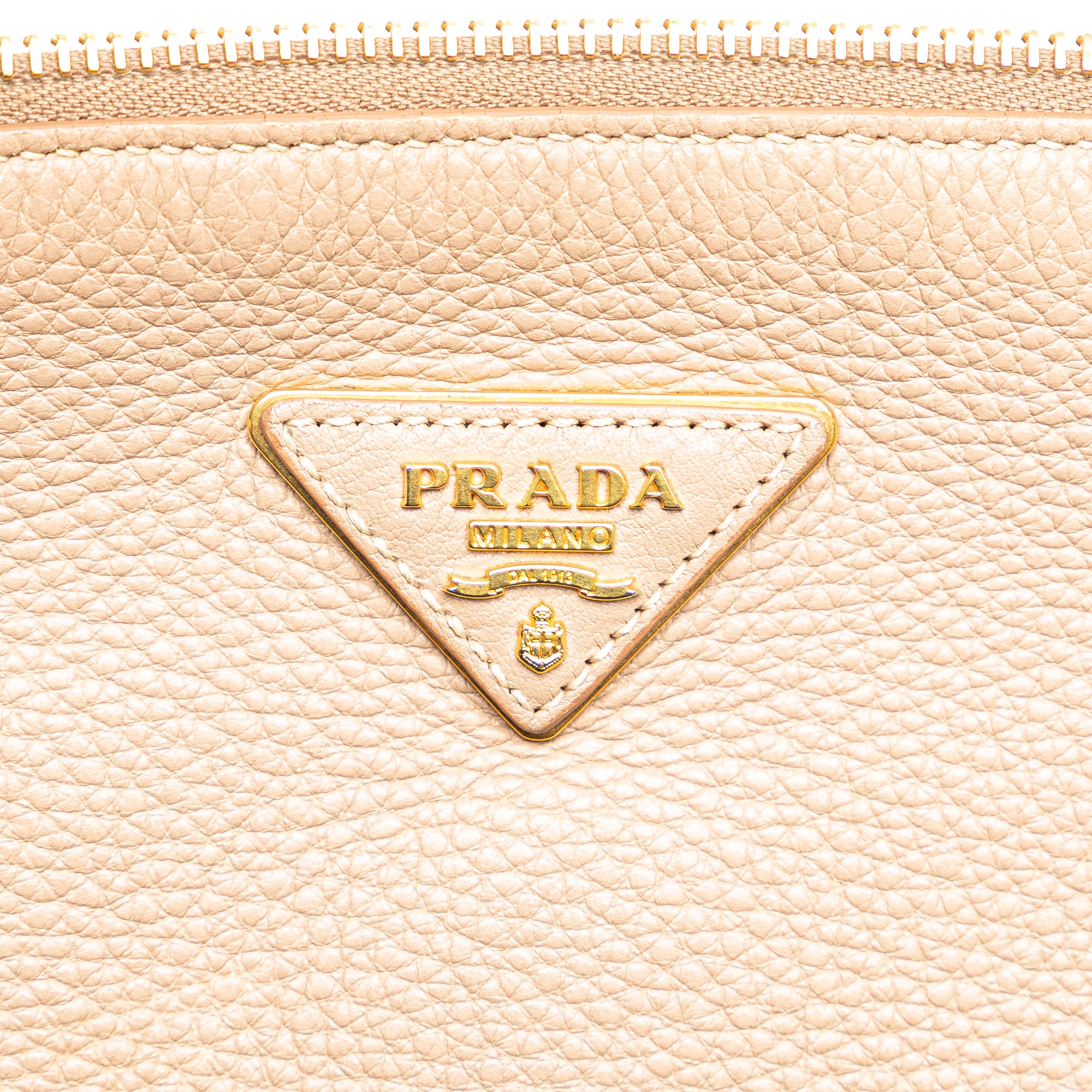 Vitello Daino Zip Top Satchel