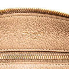 Vitello Daino Zip Top Satchel