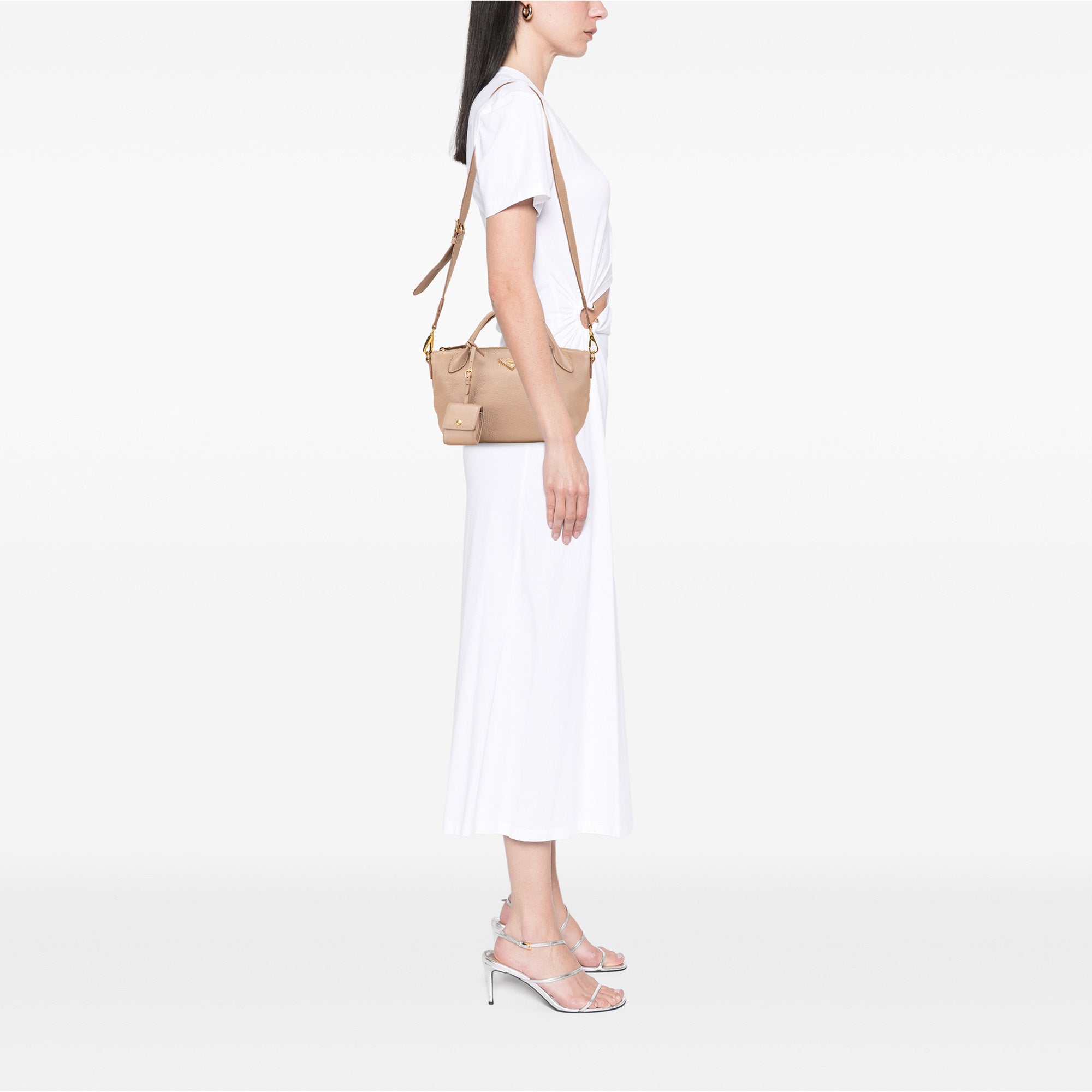 Vitello Daino Zip Top Satchel