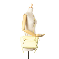 Micro Leather Belt Satchel