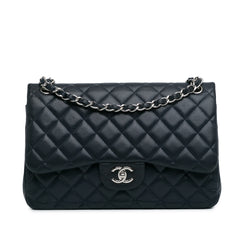 Jumbo Classic Caviar Double Flap