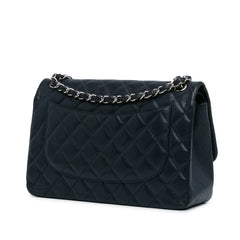 Jumbo Classic Caviar Double Flap