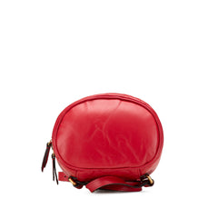 GG Marmont Round Matelasse Leather Backpack