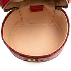 GG Marmont Round Matelasse Leather Backpack