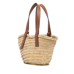 Mini Raffia Basket Tote