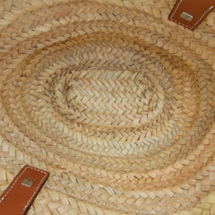 Mini Raffia Basket Tote