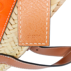 Mini Raffia Basket Tote