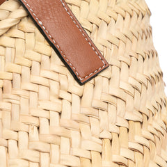 Mini Raffia Basket Tote