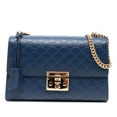 Medium Guccissima Padlock Shoulder Bag