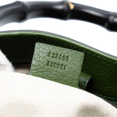 Medium Calfskin Bamboo Shopper Satchel