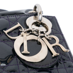 Mini Patent Cannage Lady Dior