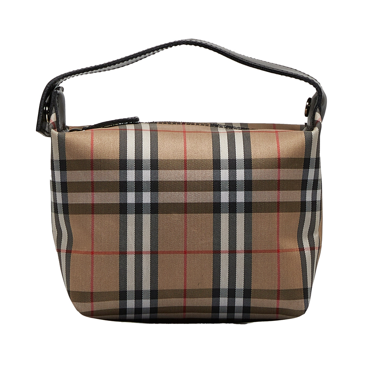 House Check Canvas Handbag