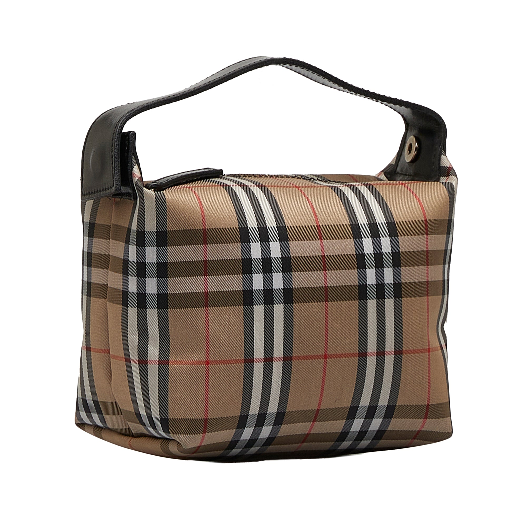 House Check Canvas Handbag