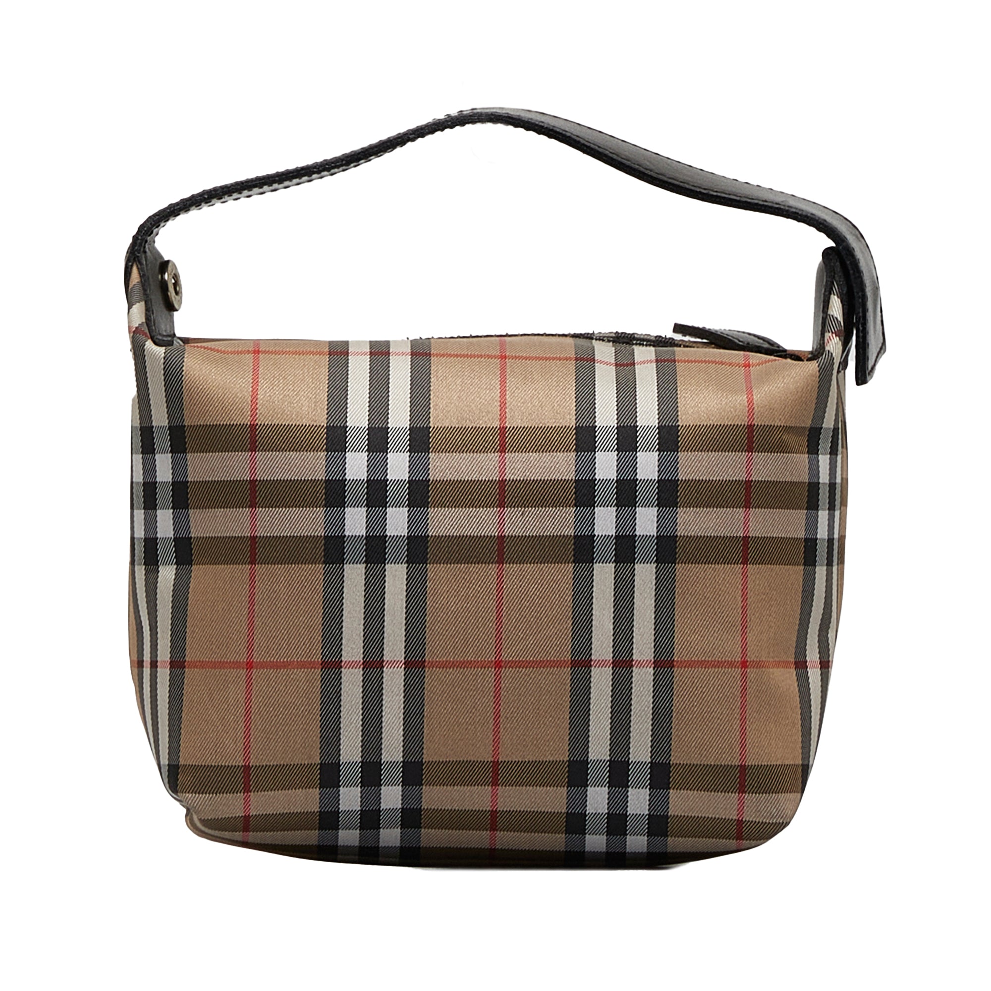 House Check Canvas Handbag