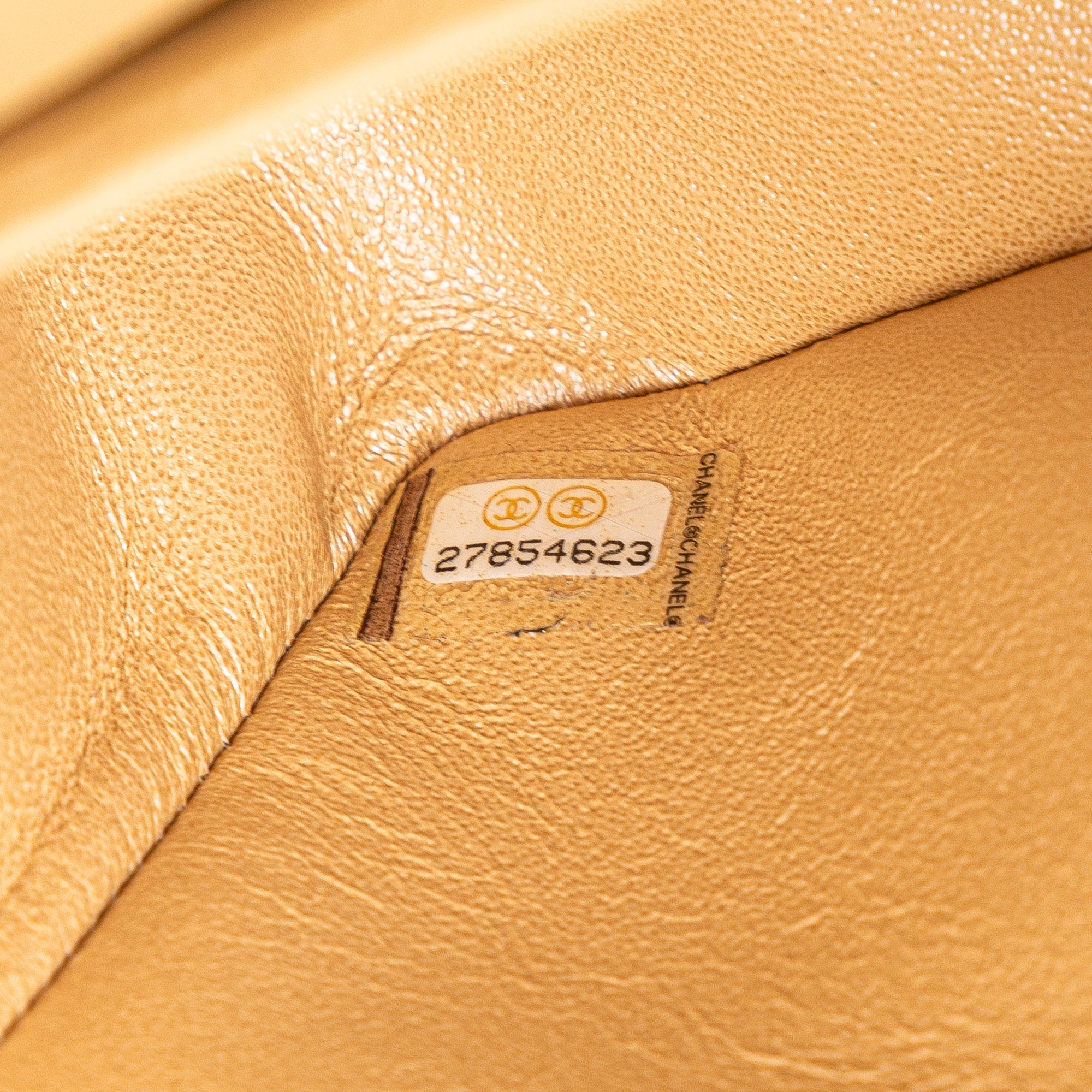 Medium Classic Iridescent Caviar Double Flap