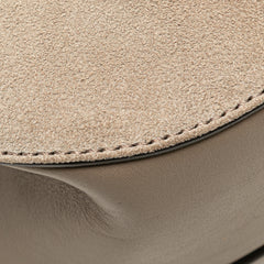 Small Suede and Calfskin Drew Crossbody