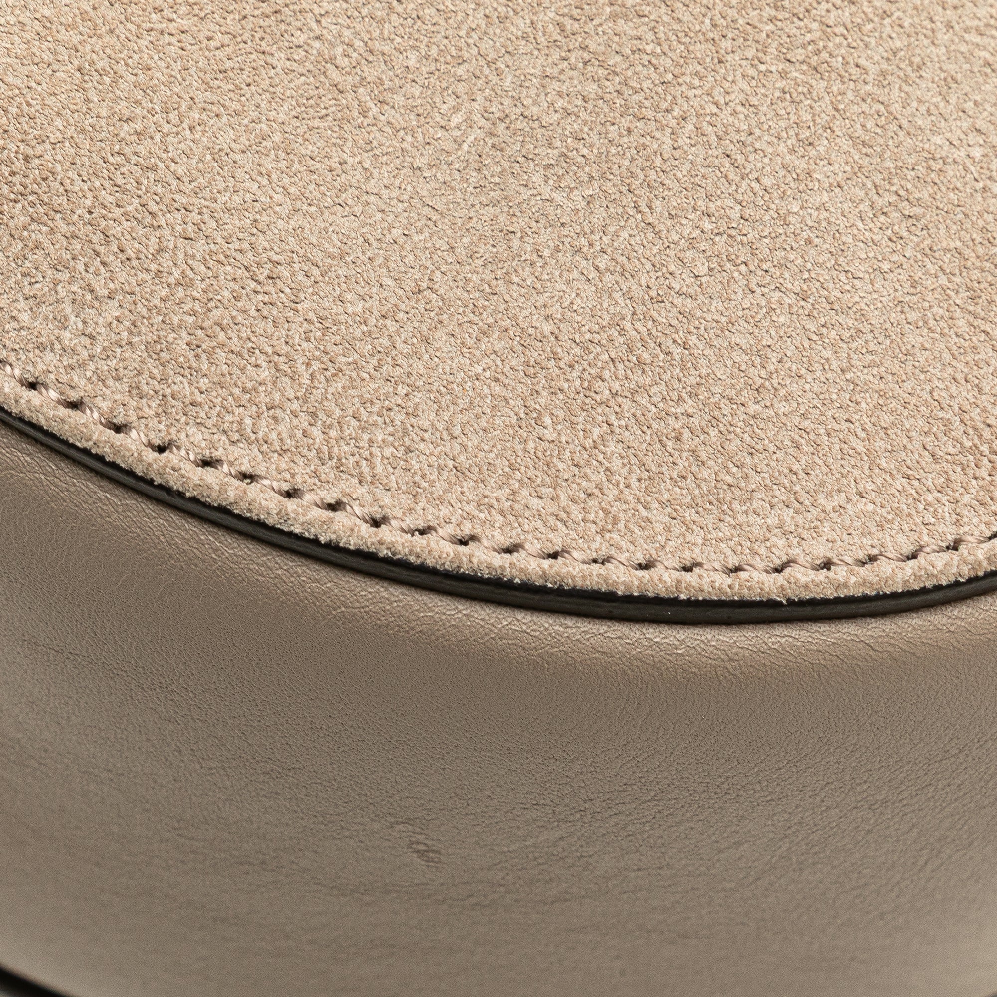 Small Suede and Calfskin Drew Crossbody