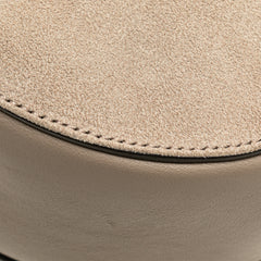 Small Suede and Calfskin Drew Crossbody
