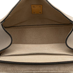 Small Suede and Calfskin Drew Crossbody