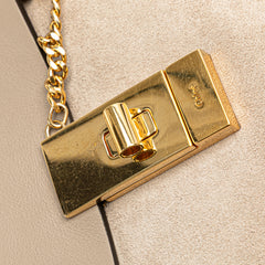 Small Suede and Calfskin Drew Crossbody