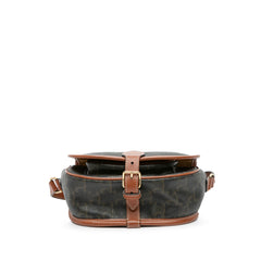 Medium Triomphe Coated Canvas Folco Crossbody