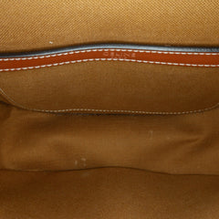 Medium Triomphe Coated Canvas Folco Crossbody