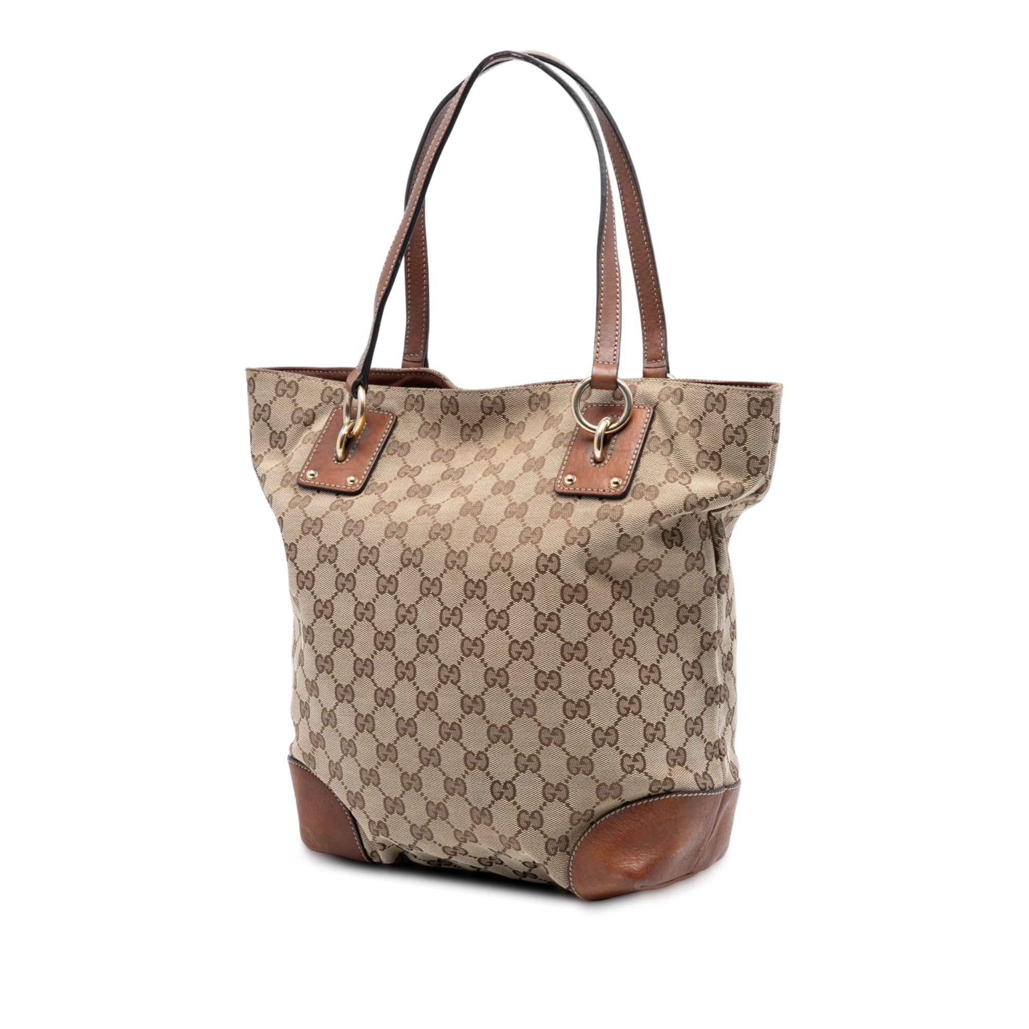 Medium GG Canvas GG Charm Tote
