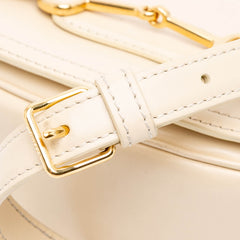 Small Satinated Calfskin Crecy Flap Crossbody