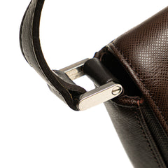 Leather Flap Shoulder Bag