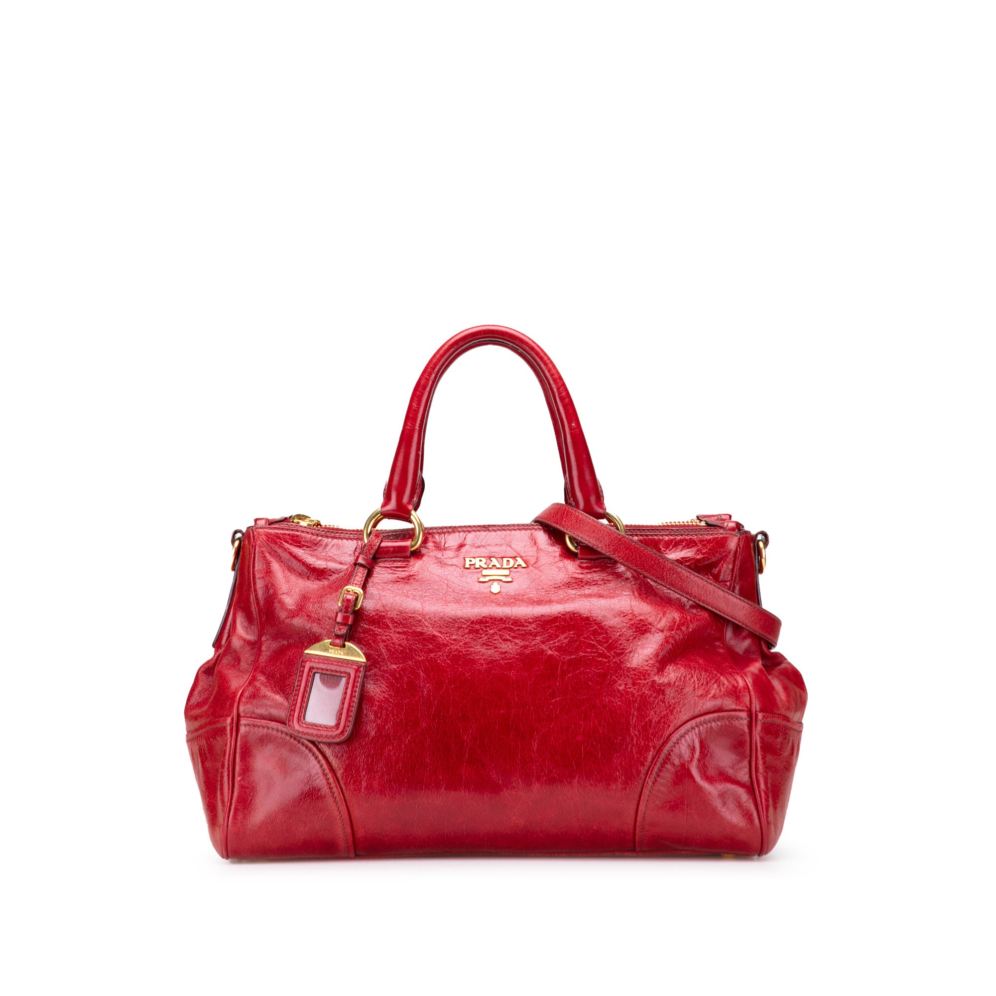 Vitello Shine Bauletto Satchel