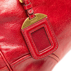 Vitello Shine Bauletto Satchel
