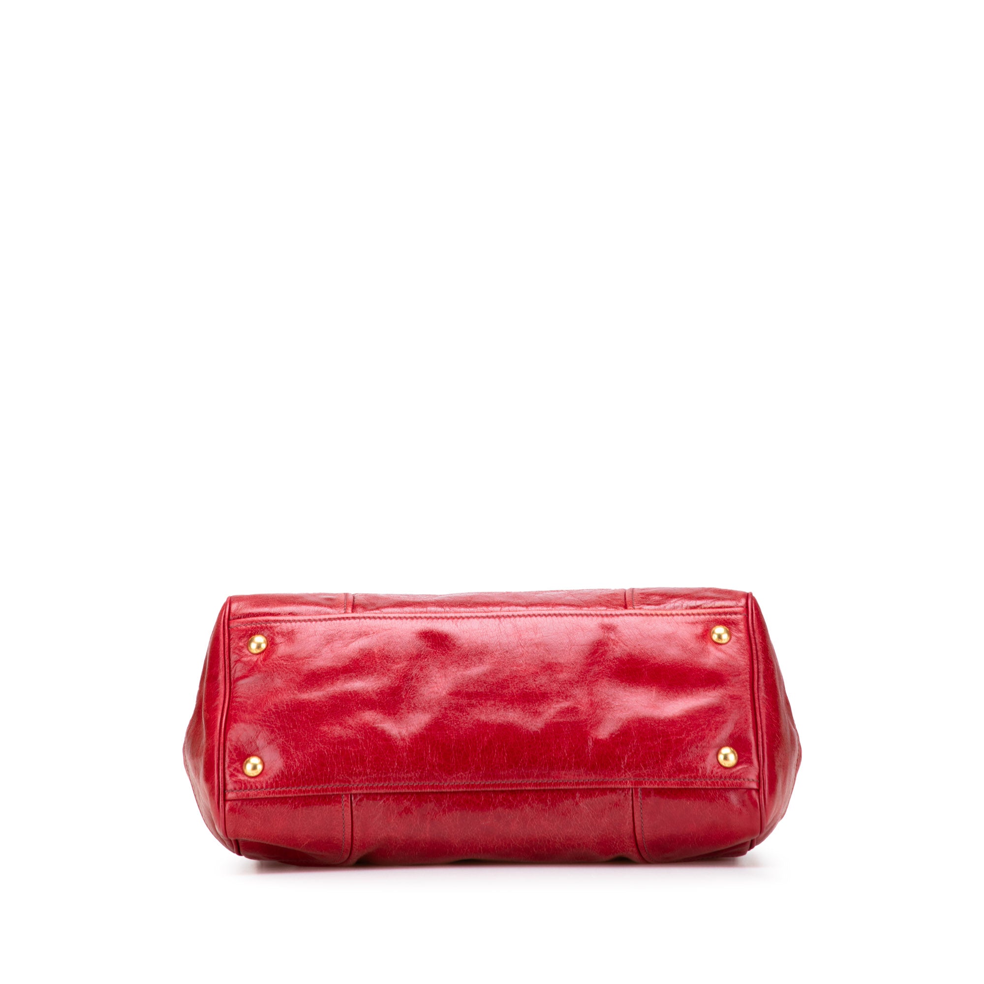 Vitello Shine Bauletto Satchel