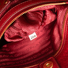 Vitello Shine Bauletto Satchel