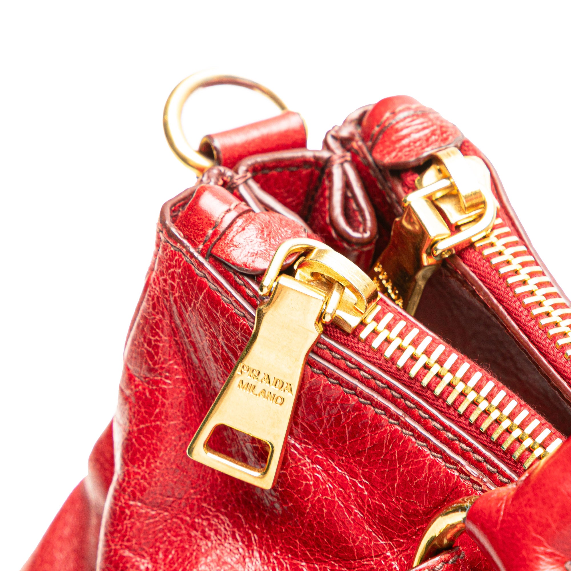 Vitello Shine Bauletto Satchel