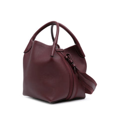 Small Grained Calfskin Bale Bag